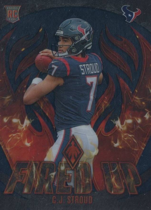 2023 Panini Phoenix Fired Up CJ Stroud #FU2 Football Card