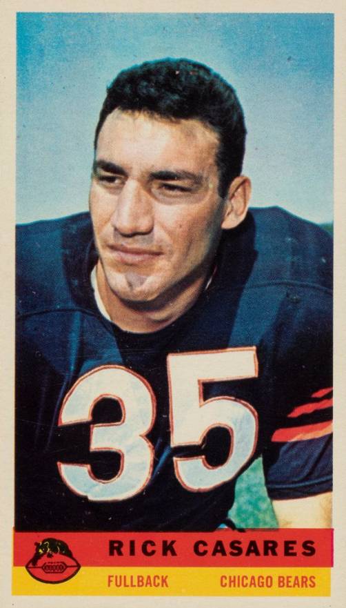 1959 Bazooka Rick Casares # Football Card