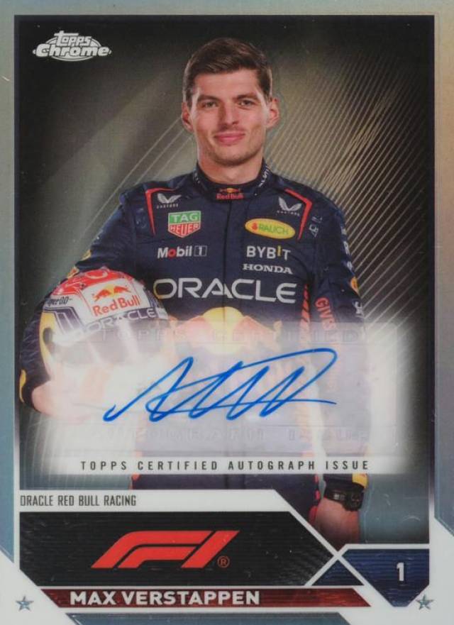 2023 Topps Chrome Formula 1 Chrome Autographs Max Verstappen #CACMV Other Sports Card