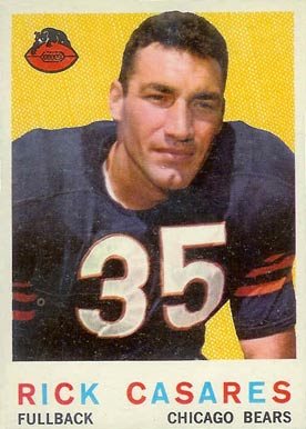 1959 Topps Rick Casares #120 Football Card