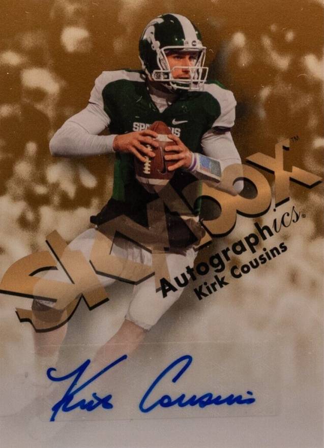 2012 Fleer Retro 1998 Autographics Kirk Cousins #KC Football Card