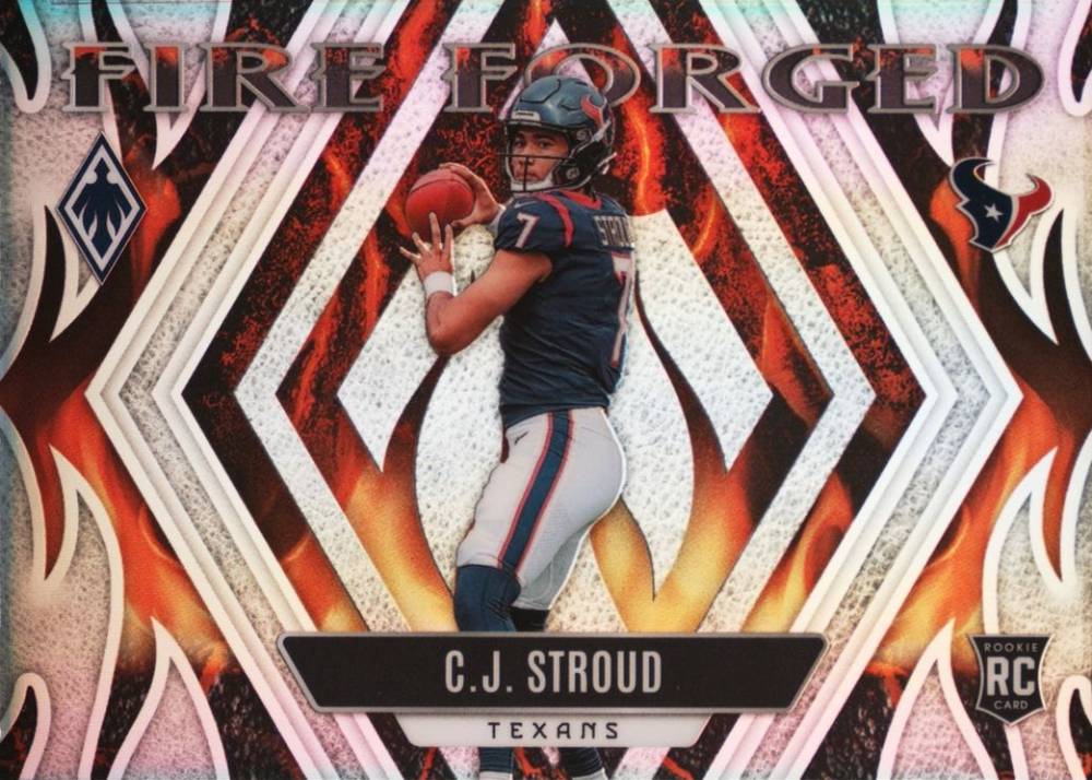 2023 Panini Phoenix Fire Forged CJ Stroud #FF6 Football Card