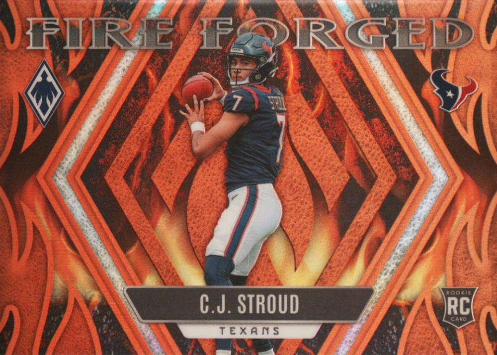 2023 Panini Phoenix Fire Forged CJ Stroud #FF6 Football Card