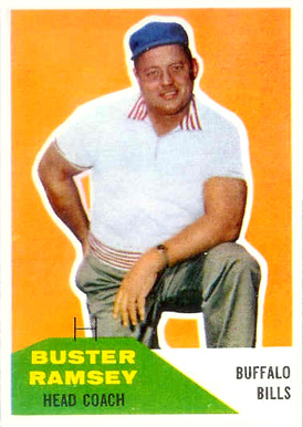 1960 Fleer Buster Ramsey #92 Football Card