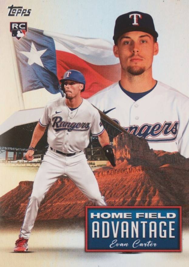 2024 Topps Home Field Advantage Evan Carter #HFA13 Baseball Card