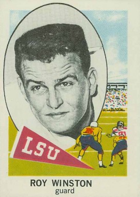 1961 Nu-Card Roy Winston #109 Football Card