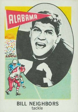 1961 Nu-Card Billy Neighbors #111 Football Card