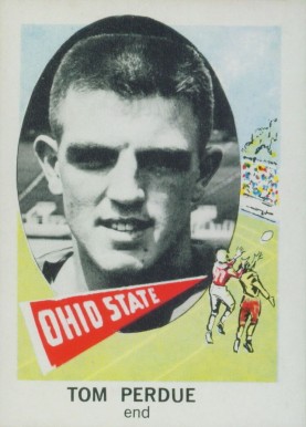 1961 Nu-Card Tom Perdue #154 Football Card