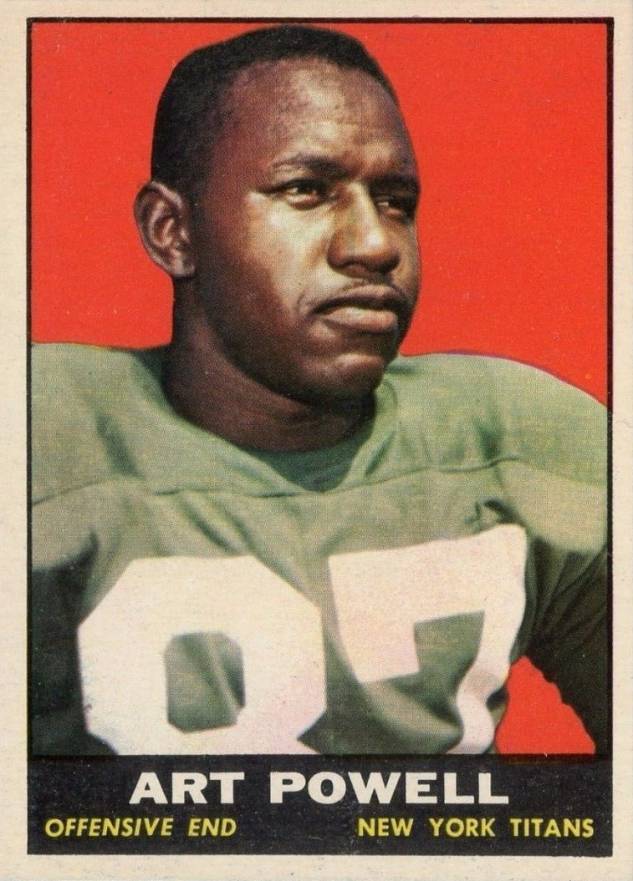 1961 Topps Art Powell #151 Football Card