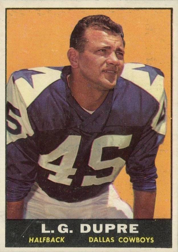 1961 Topps L.G. Dupre #22 Football Card