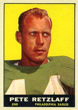 1961 Topps Pete Retzlaff #99 Football Card