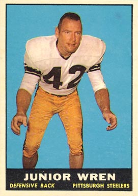 1961 Topps Junior Wren #111 Football Card