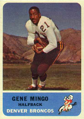 1962 Fleer Gene Mingo #35 Football Card