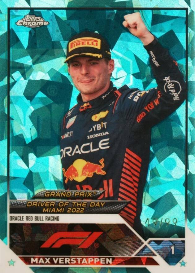 2023 Topps Chrome Formula 1 Sapphire Edition Max Verstappen #170 Other Sports Card