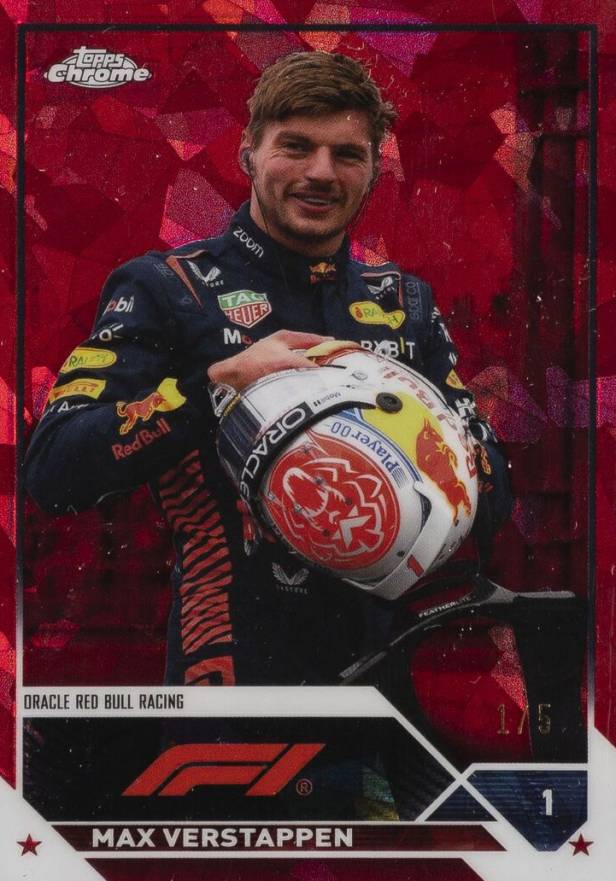 2023 Topps Chrome Formula 1 Sapphire Edition Max Verstappen #2 Other Sports Card