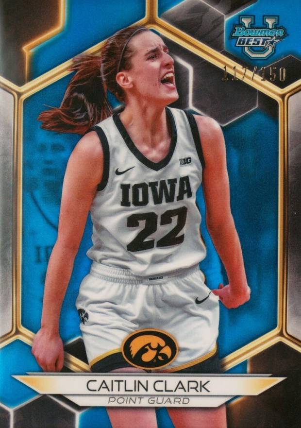 2023 Bowman University Best Caitlin Clark #30 Basketball Card