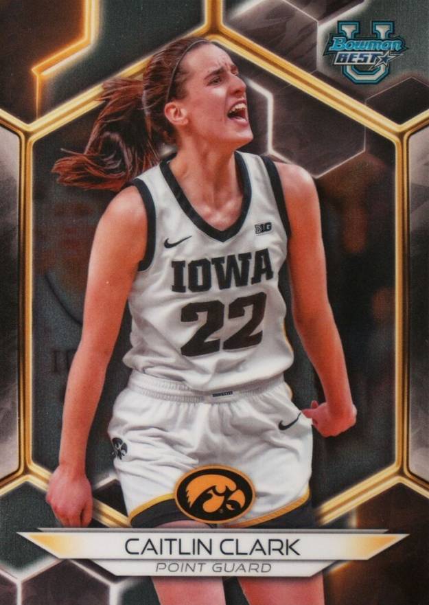 2023 Bowman University Best Caitlin Clark #30 Basketball Card