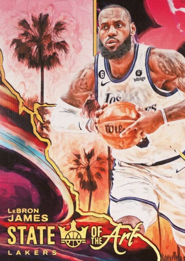 2023 Panini Court Kings State of the Art LeBron James #3 Basketball Card