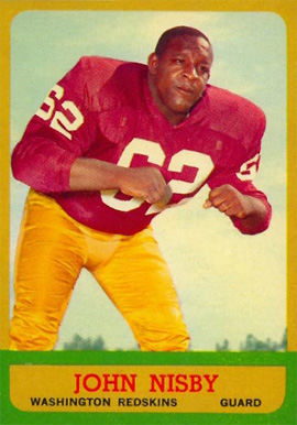 1963 Topps John Nisby #163 Football Card