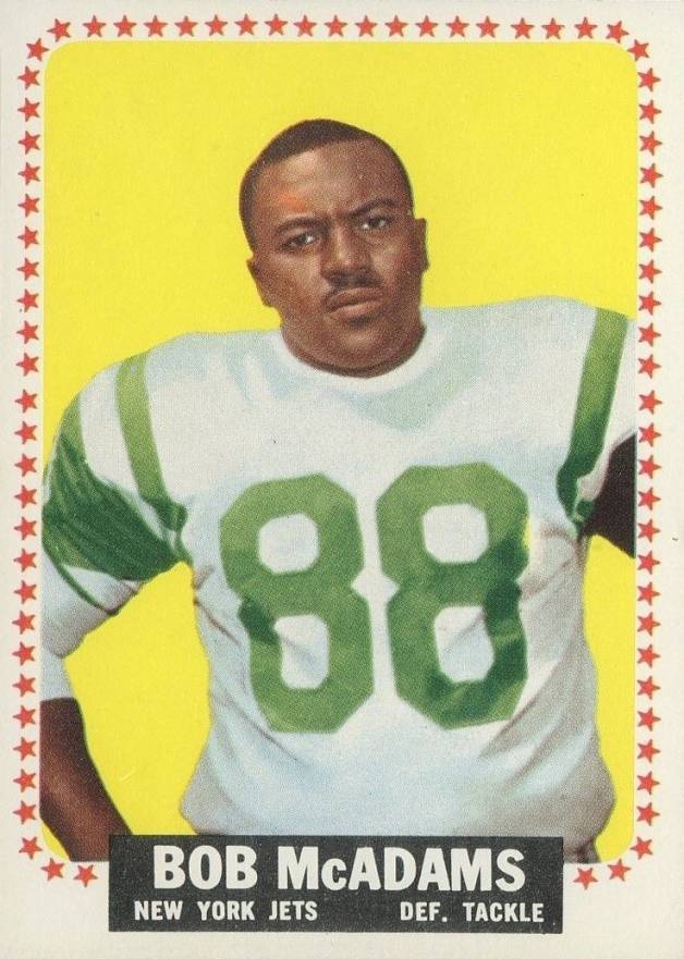 1964 Topps Bob McAdams #118 Football Card