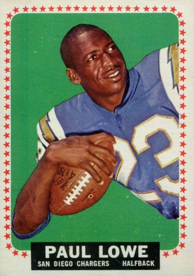 1964 Topps Paul Lowe #165 Football Card