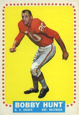 1964 Topps Bobby Hunt #101 Football Card