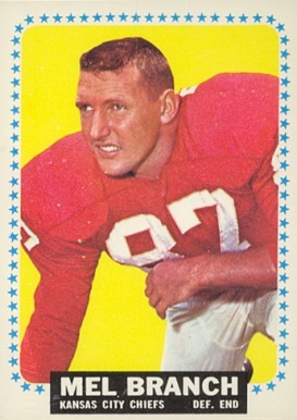 1964 Topps Mel Branch #91 Football Card