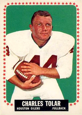 1964 Topps Charley Tolar #86 Football Card