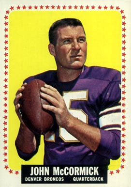 1964 Topps John McCormick #52 Football Card