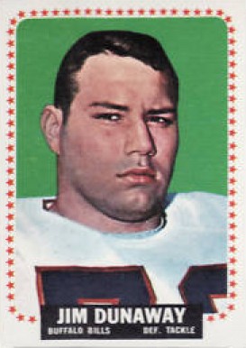 1964 Topps Jim Dunaway #27 Football Card