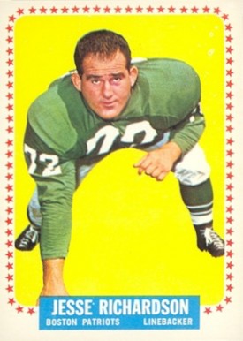 1964 Topps Jesse Richardson #18 Football Card