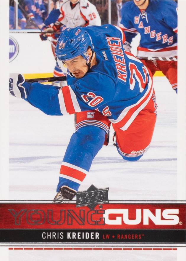 2012 Upper Deck Chris Kreider #237 Hockey Card