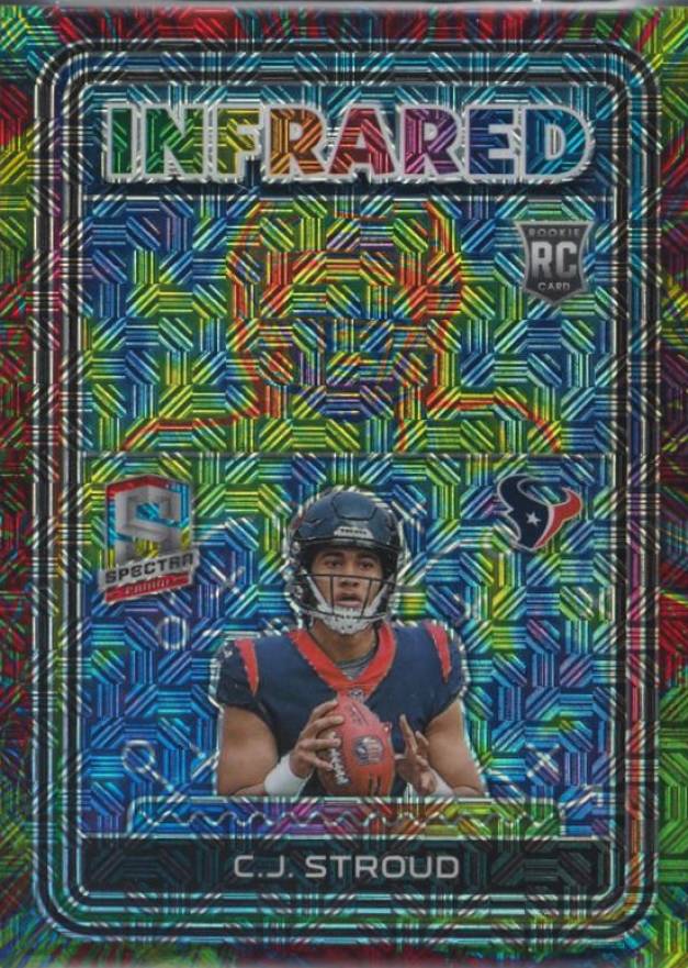 2023 Panini Spectra Infrared CJ Stroud #ICJS Football Card