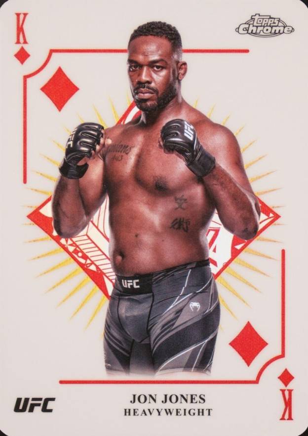 2024 Topps Chrome UFC Kings and Queens Jon Jones #KAQ8 Other Sports Card