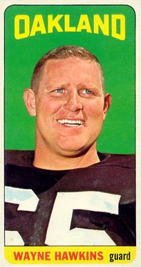 1965 Topps Wayne Hawkins #141 Football Card