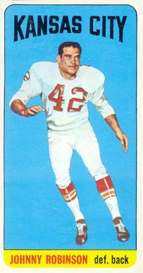 1965 Topps Johnny Robinson #109 Football Card