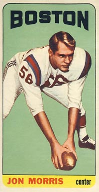 1965 Topps Jon Morris #14 Football Card