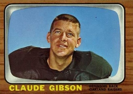 1966 Topps Claude Gibson #110 Football Card