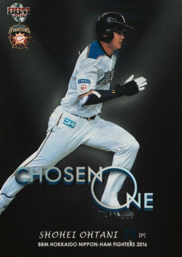 2016 BBM Hokkaido Nippon-Ham Fighters Chosen One Shohei Ohtani #CO3 Baseball Card