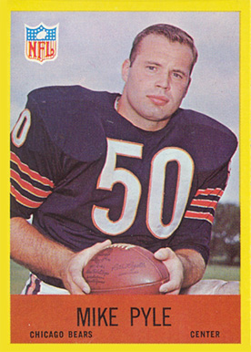 1967 Philadelphia Mike Pyle #34 Football Card