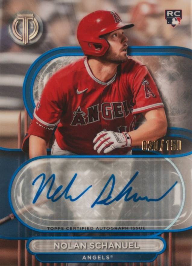 2024 Topps Tribute Tribute Autographs Nolan Schanuel #TANSC Baseball Card