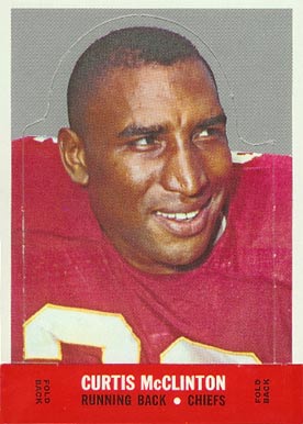 1968 Topps Stand-Ups Curtis McClinton # Football Card