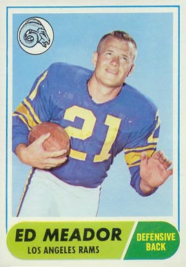 1968 Topps Ed Meador #106 Football Card