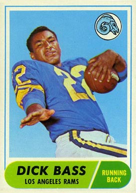 1968 Topps Dick Bass #2 Football Card