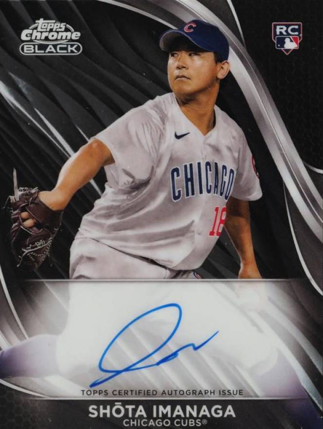 2024 Topps Chrome Black Autographs Shota Imanaga #SI Baseball Card