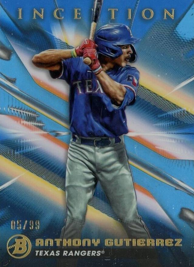 2023 Bowman Inception Anthony Gutierrez #91 Baseball Card