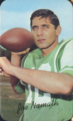 1970 Topps Super Joe Namath #33 Football Card