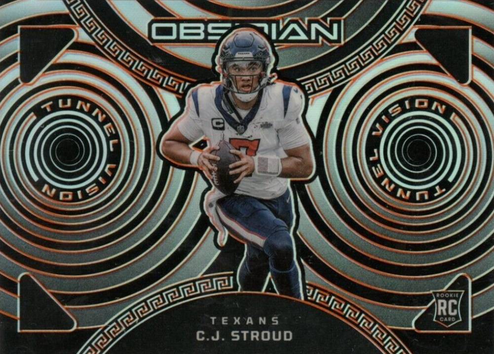 2023 Panini Obsidian Tunnel Vision CJ Stroud #2 Football Card