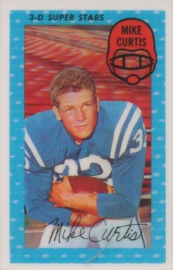 1971 Kellogg's Mike Curtis #19 Football Card