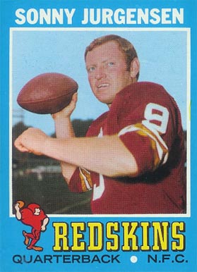 1971 Topps Sonny Jurgensen #50 Football Card